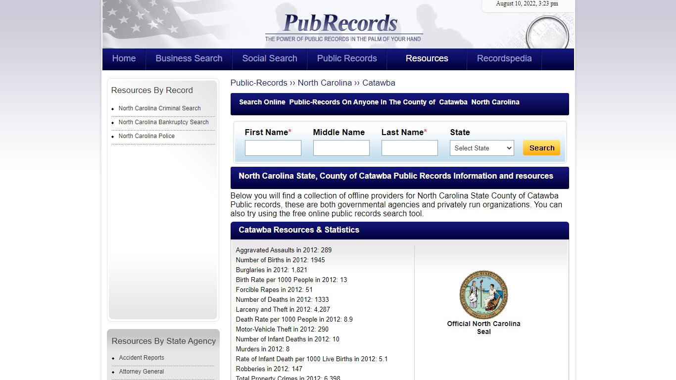 Catawba County, North Carolina Public Records